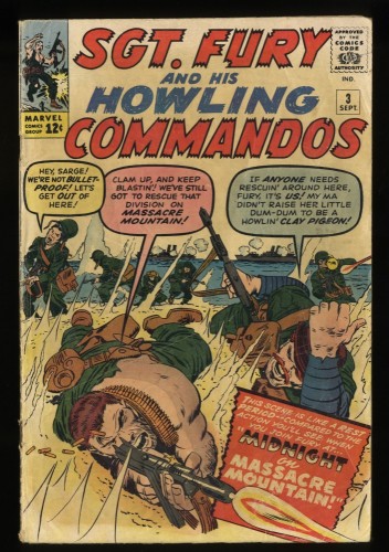 Sgt. Fury and His Howling Commandos (1963) #3 GD/VG 3.0