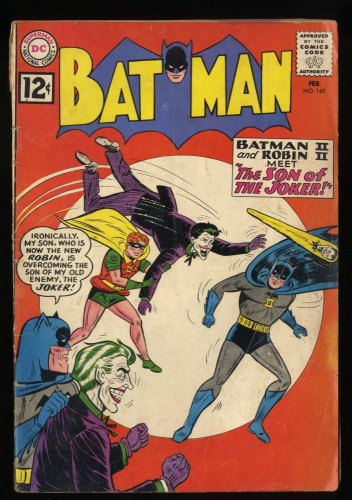 Batman #145 GD/VG 3.0 Son of Joker Cover! Early 12 Center!