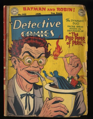 Detective Comics (1937) #143 FA/GD 1.5 Golden Age Batman Robin 1949!