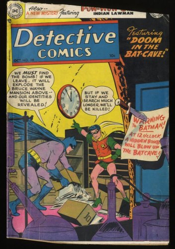 Detective Comics #188 FA/GD 1.5 Batman Robin! Boom in the Bat-Cave!