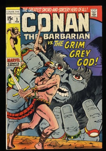 Conan The Barbarian #3 FN/VF 7.0 Barry Windsor-Smith Art!!