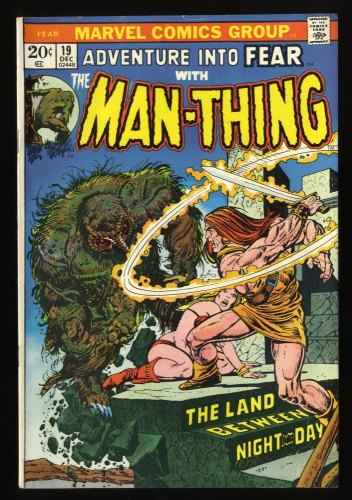 Cover Scan: Fear (1970) #19 VF- 7.5 Man-Thing 1st Appearance Howard the Duck! - Item ID #206851