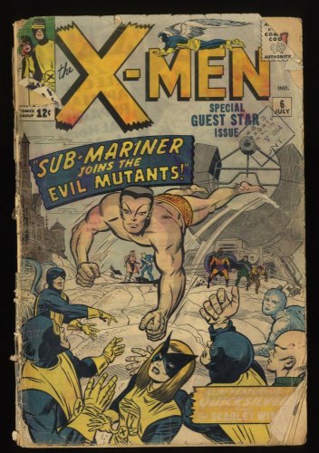 X-Men #6 P 0.5 See Description Namor Sub-Mariner Appearance!