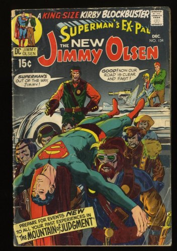 Superman's Pal, Jimmy Olsen #134 GD/VG 3.0 1st Appearance Darkseid!