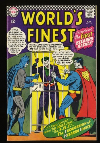 World's Finest Comics #156 FN- 5.5 Joker Cover and Appearance!