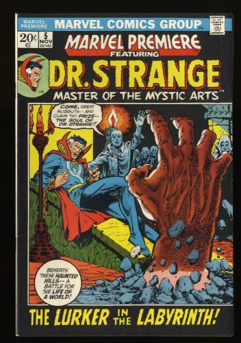 Cover Scan: Marvel Premiere (1972) #5 VF- 7.5 Doctor Strange 1st Vishanti Shuma-Gorath! - Item ID #209324