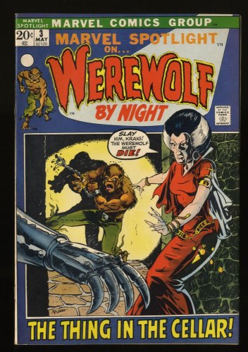 Marvel Spotlight #3 VF 8.0 2nd Appearance Werewolf by Night!