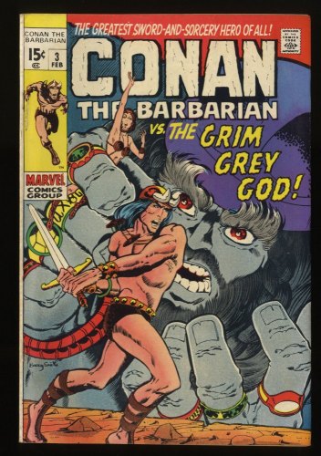Conan The Barbarian #3 VF 8.0 Barry Windsor-Smith Art!!