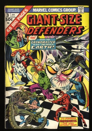 Cover Scan: Giant-Size Defenders #3 VF- 7.5 1st Korvac! Daredevil Grandmaster! - Item ID #209356