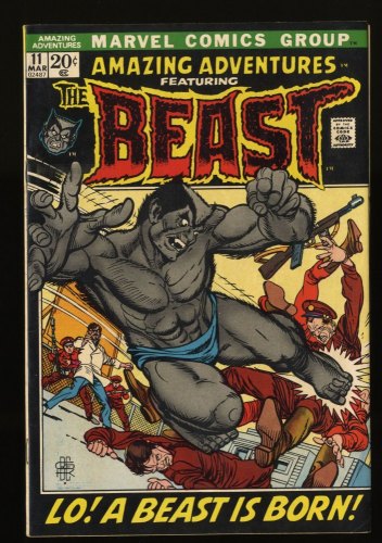 Amazing Adventures #11 VF- 7.5 1st Appearance Beast! 'Beware,The Inhumans!'
