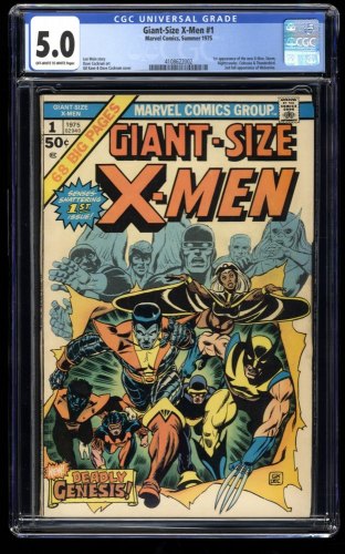 Giant-Size X-Men #1 CGC VG/FN 5.0 1st Appearance New Team!