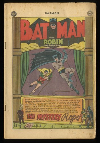Batman #67 CV 0.1 Coverless Complete Joker Appearance Mortimer Cover!