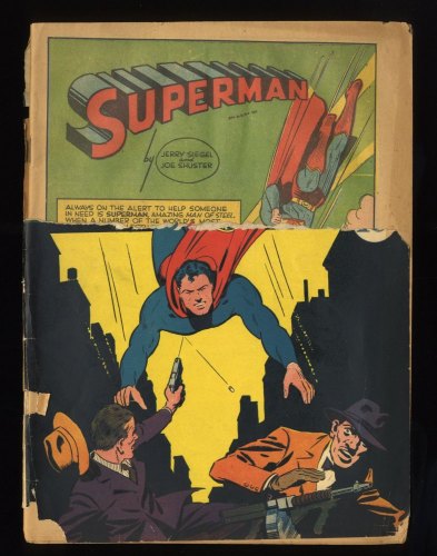 Action Comics #42 P 0.5 Early Golden Age Superman Cover!
