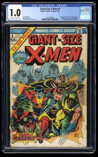 Giant-Size X-Men #1 CGC Fair 1.0 Off White to White 1st Appearance New Team!