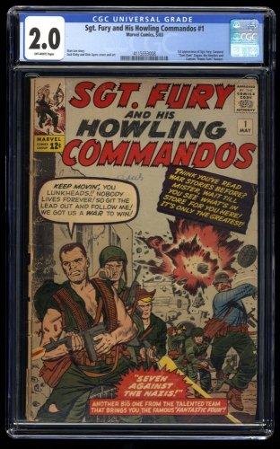 Sgt. Fury and His Howling Commandos #1 CGC GD 2.0 Off White