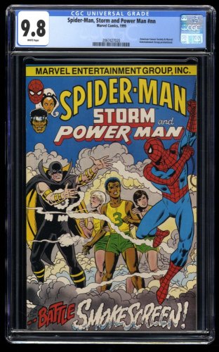 Spider-Man, Storm and Power Man #0 CGC NM/M 9.8 White Pages Promotional!