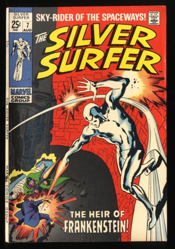 Silver Surfer #7 FN+ 6.5 The Heir of Frankenstein!