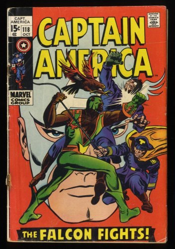 Captain America #118 VG 4.0 2nd Appearance Falcon!