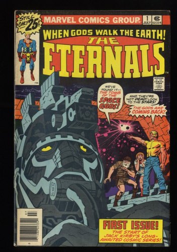 Eternals #1 FN 6.0 Origin and 1st Appearance ! Jack Kirby Art!