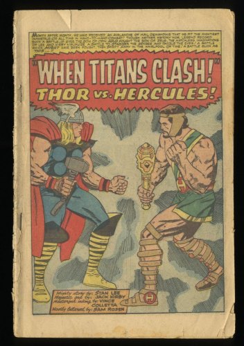 Cover Scan: Journey Into Mystery Annual #1 No Front Cover Thor 1st Hercules!! - Item ID #215198
