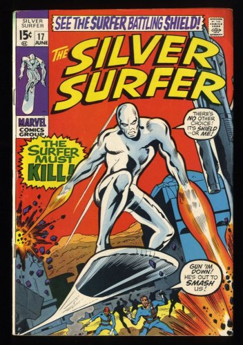 Silver Surfer #17 FN+ 6.5 Mephisto Appearance! Nick Fury!