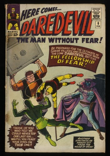 Daredevil #6 GD/VG 3.0 1st Appearance Mr. Mister Fear!
