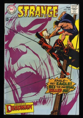 Strange Adventures #208 VF- 7.5 Deadman! Neal Adams Art! 1968!