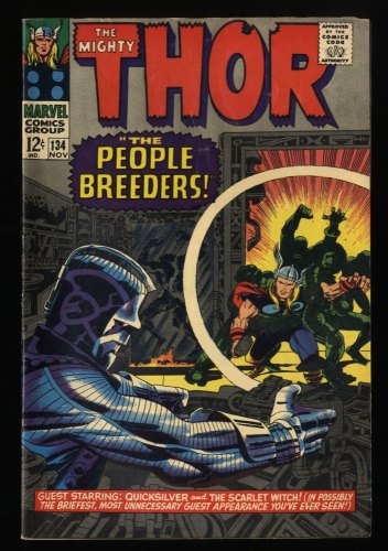 Thor #134 FN 6.0 1st Appearance High Evolutionary!