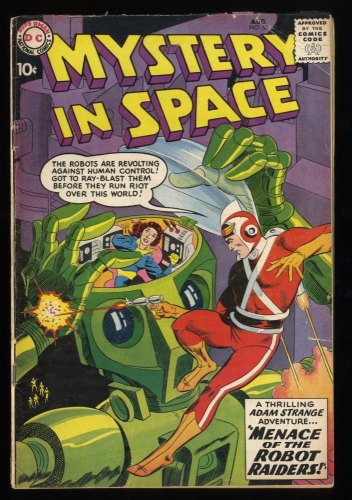 Mystery In Space #53 VG- 3.5 1st Adam Strange in Title!