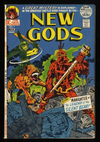 New Gods #7 VF- 7.5 1st Appearance Steppenwolf! Mister Miracle Origin!