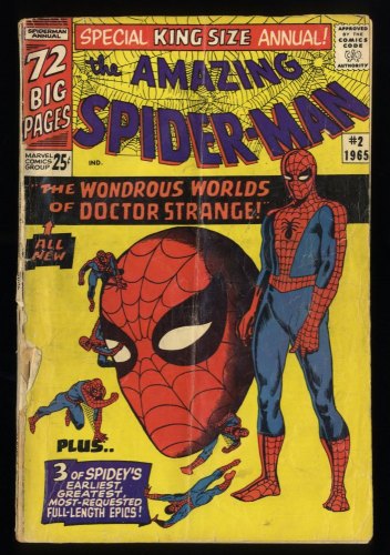 Amazing Spider-Man Annual #2 GD- 1.8 Dr. Strange Appearance!