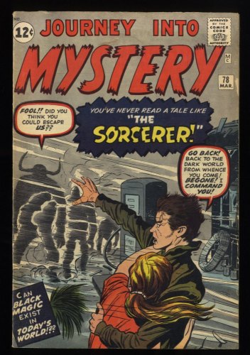 Cover Scan: Journey Into Mystery #78 FN 6.0 Doctor Strange Prototype! - Item ID #223404