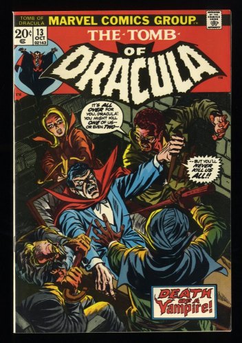 Tomb Of Dracula #13 NM- 9.2 Origin Blade 1st Cameo Deacon Frost!
