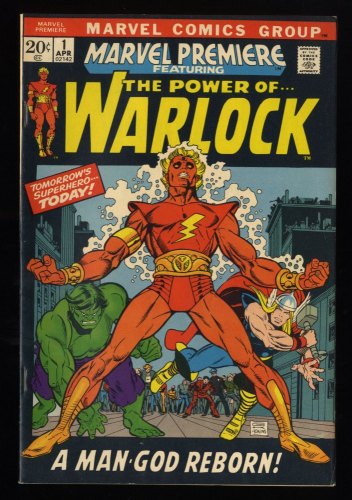 Cover Scan: Marvel Premiere (1972) #1 VF 8.0 1st Appearance HIM as Adam Warlock! - Item ID #223430