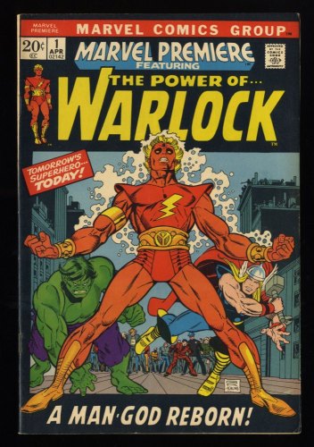 Cover Scan: Marvel Premiere (1972) #1 VF- 7.5 1st Appearance HIM as Adam Warlock! - Item ID #223432