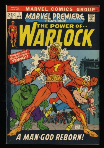 Marvel Premiere #1 VF 8.0 1st Appearance HIM as Adam Warlock!