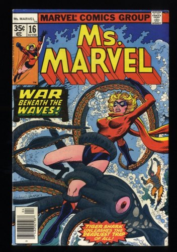 Ms. Marvel #16 FN- 5.5 1st Cameo Appearance Mystique!