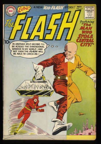 Cover Scan: Flash #116 FN+ 6.5 Carmine Infantio art! Early Kid Flash! - Item ID #223640