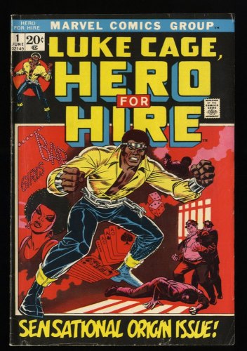Cover Scan: Hero For Hire #1 VG+ 4.5 1st Appearance Luke Cage! John Romita! - Item ID #225999
