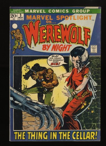 Marvel Spotlight #3 FN/VF 7.0 2nd Appearance Werewolf by Night!