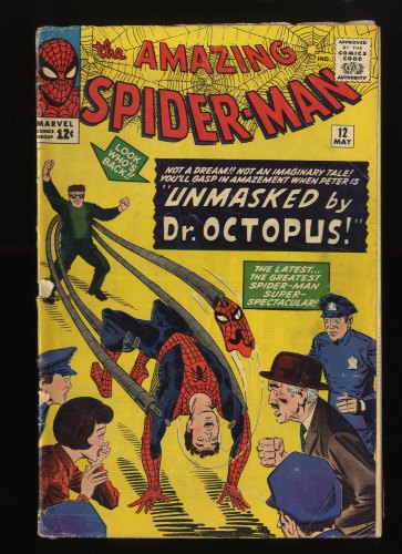 Amazing Spider-Man #12 GD/VG 3.0 3rd Appearance Doctor Octopus!