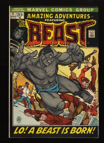 Cover Scan: Amazing Adventures #11 FN- 5.5 1st Appearance Beast! 'Beware,The Inhumans!' - Item ID #228143