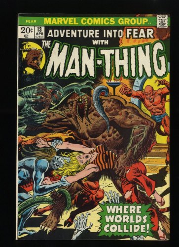 Fear #13 NM- 9.2 Man-Thing Appearance!