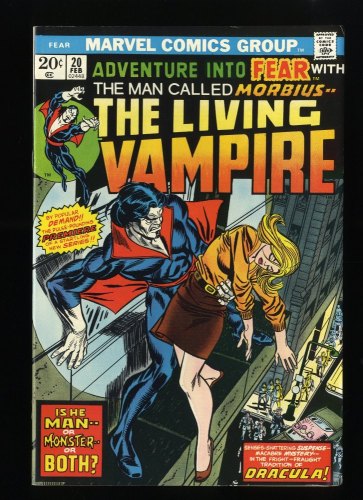 Cover Scan: Fear #20 VF+ 8.5 1st Solo Morbius Appearance! - Item ID #228331