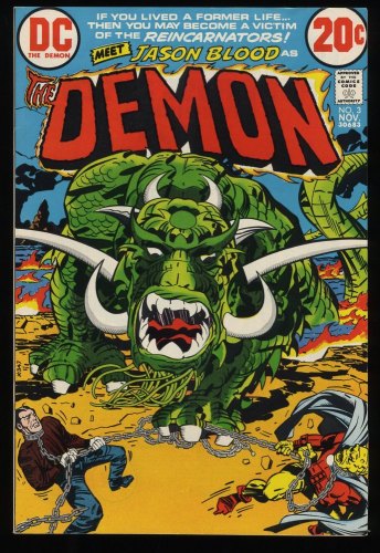Demon #3 NM- 9.2 Jack Kirby Cover and Art!  Mike Royer!