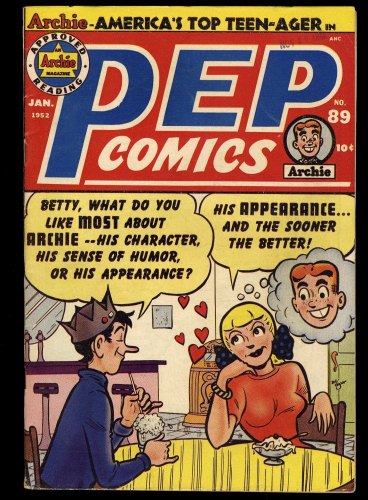 Cover Scan: Pep Comics #89 FN/VF 7.0 See Description (Qualified) Bill Vigoda Cover! - Item ID #229948