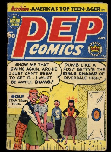 Cover Scan: Pep Comics #98 GD 2.0 Katy Keene Appearance! Bill Woggon Cover Art! - Item ID #229950