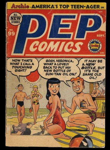 Pep Comics #99 GD- 1.8 See Description (Qualified) Katy Keene Bill Woggon Cover