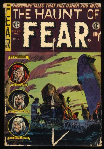 Haunt of Fear #28 GD/VG 3.0 Graham Ingels Cover Art! Witch's Cauldron!