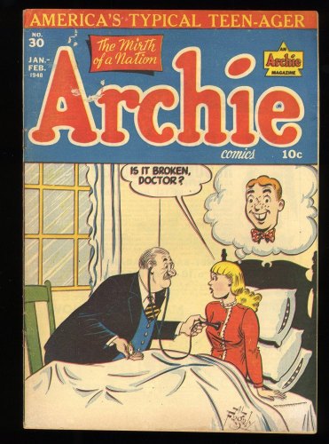 Cover Scan: Archie Comics #30 FN- 5.5 Patch As Patch Can! Al Fagaly Cover Art! - Item ID #230725